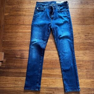 AG jeans Mari slim strait high waist ankle size 28
